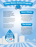 Clean Water Action Program Flyer
