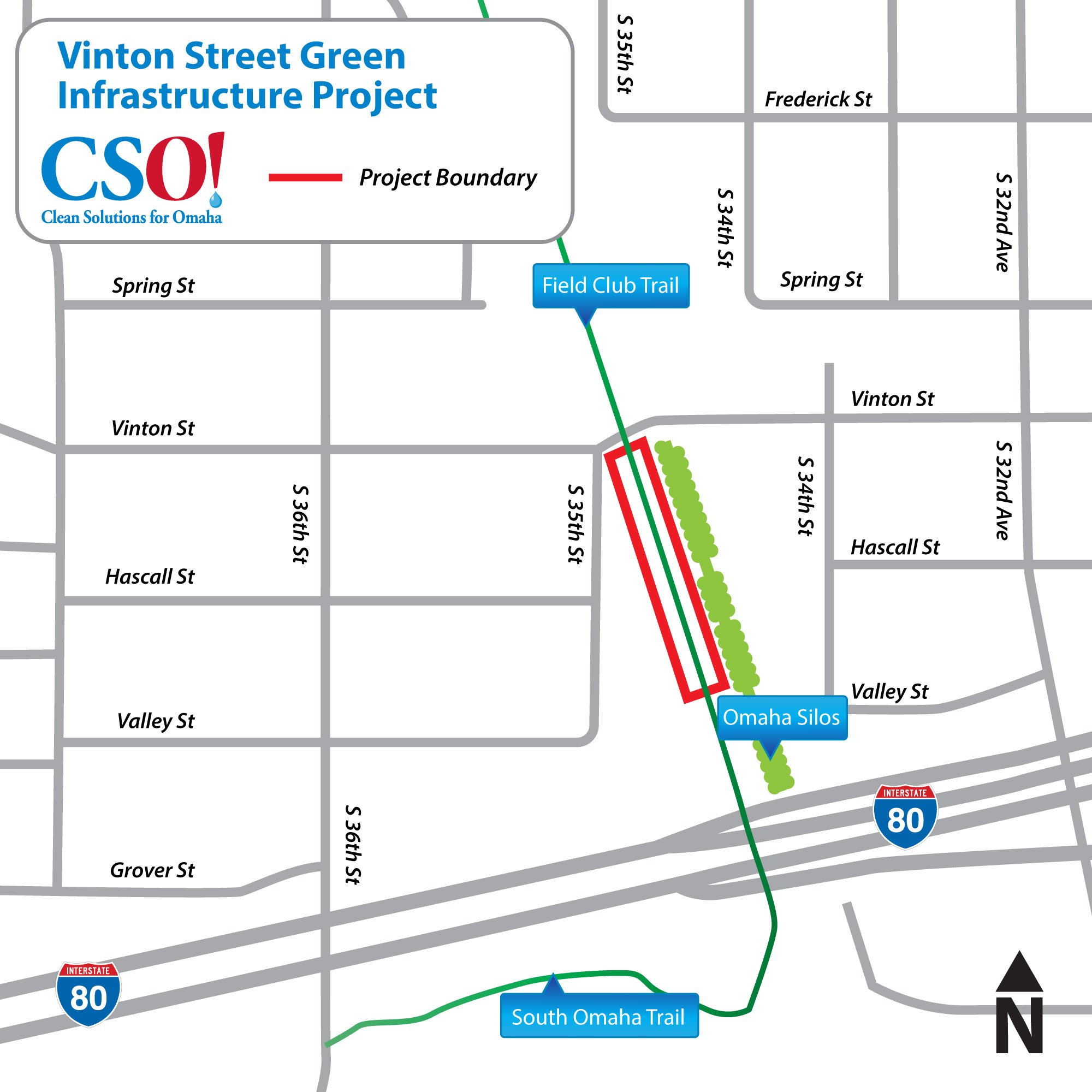 Project Map: Vinton Street Green Infrastructure